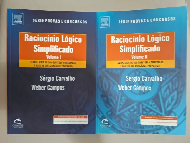 Raciocínio Lógico Simplificado - Volume I e II
