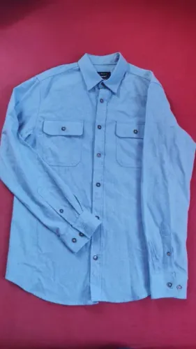 Camisa Flanela Azul