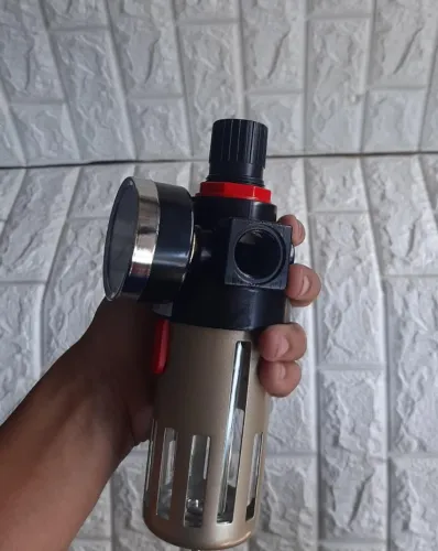  Filtro de Ar para Compressor com Regulador de Pressão 1/2" - novo