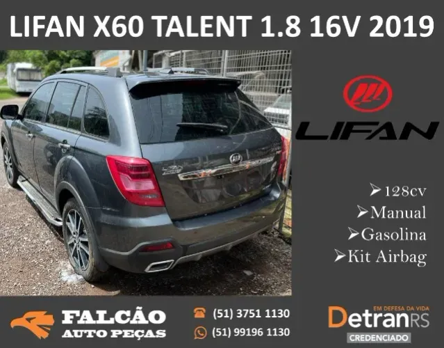 LIFAN X60 1.8 16 V TALENT 2019
