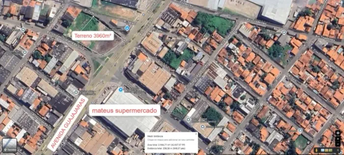 Vendo terreno em frente ao mateus da guajajaras area 3960m² terreno plano
