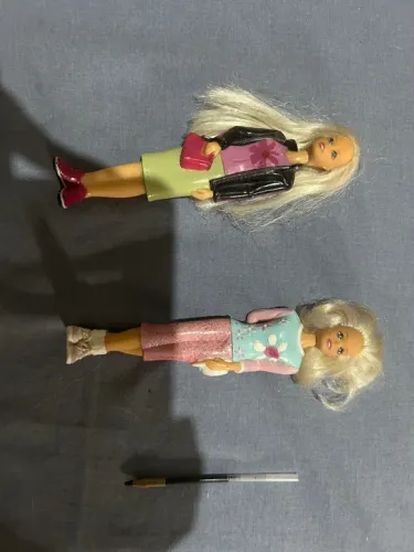 Conjunto com duas canetas da Barbie - Anos 2000