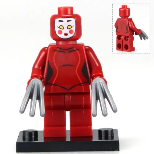 Boneco Kabuki Vilã Batman Da Marca Pogo Lacrado! Tipo Lego