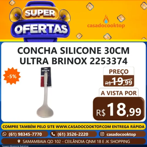 CONCHA SILICONE 30CM ULTRA BRINOX 2253374