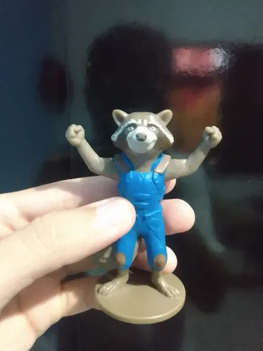 Colecionável Rocket Raccoon Guardião das Galáxias Marvel