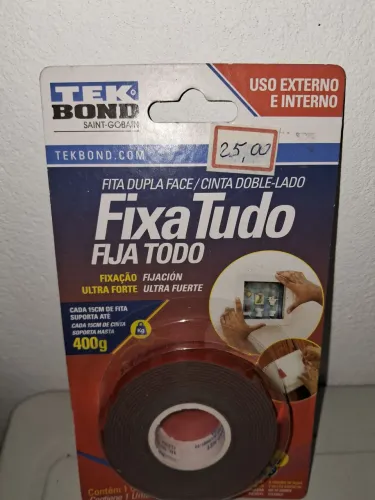 Fita Dupla Face Fixa Tudo