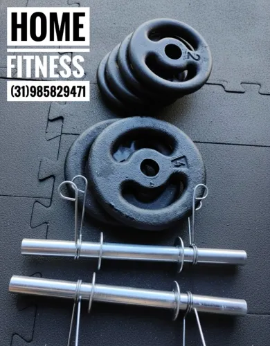 Halteres Anilhas Barras Treino