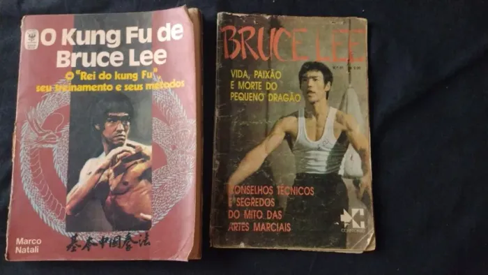 LIVRO KUNG FU DE BRUCE LEE E REVISTA BRUCE LEE