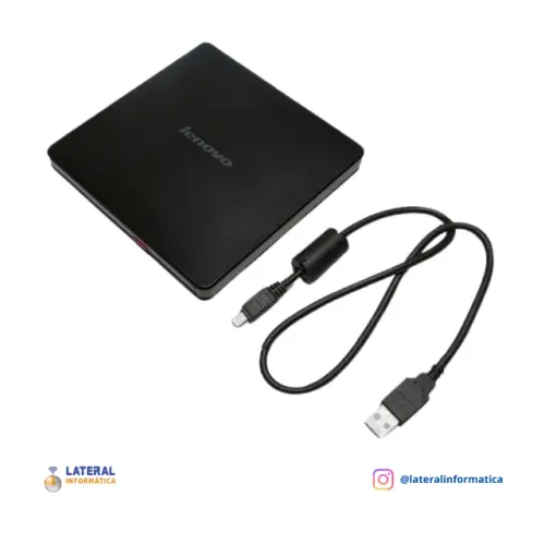 Gravador Lenovo Portátil Slim Drive DB65 DVD Burner
