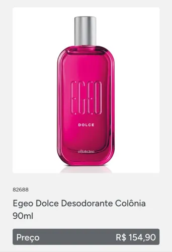 Perfume feminino Egeo 