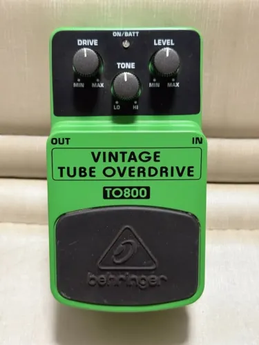 Pedal Behringer To800 Guita - Vintage Tube Overdrive - Super Conservado!!