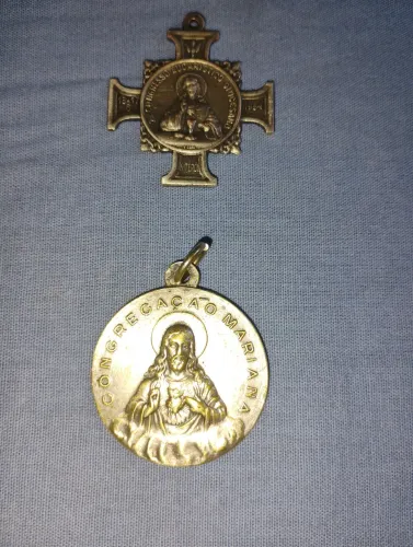 2 medalhas Marianas antigas