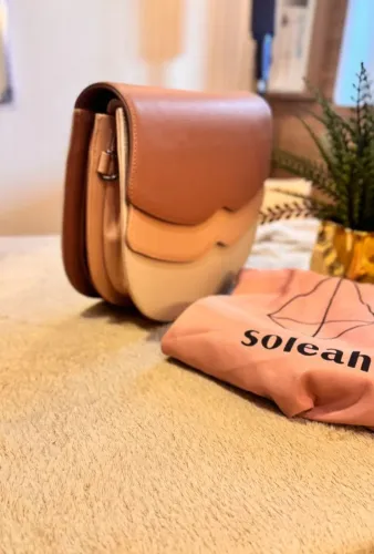 Bolsa tiracolo Soleah Andaluzia rosa claro