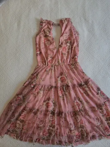 Vestido rosa de tule