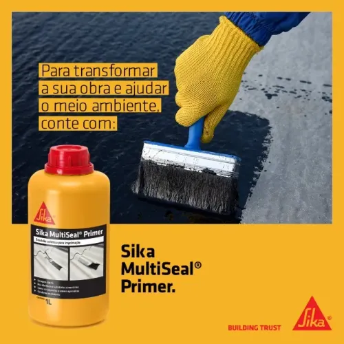 Primer Para Manta Asfáltica Multiseal 1l Litro Sika - Venha conferir