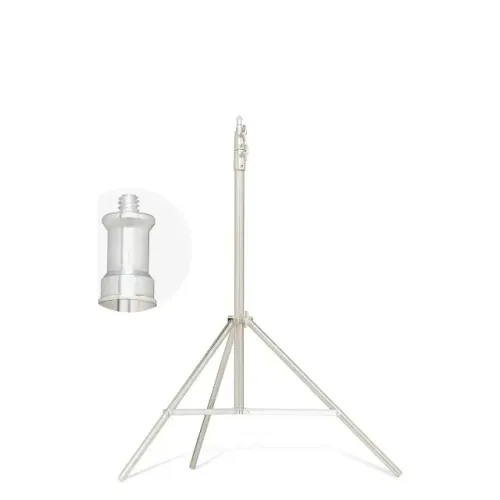 Tripé De Iluminação Para Estúdio 2m Aço Inox Greika Glf-x2