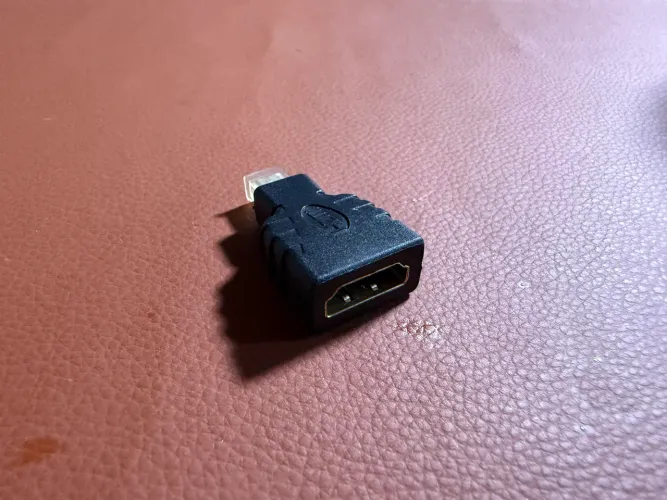 Adaptador micro-HDMI para HDMI para câmeras