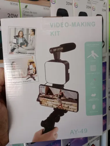 Kit de Vídeo para Gravação com Smartphone - AY-49