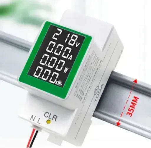 Medidor De Energia Digital 110v/220v 100a Pzem,volt,walt,kwh