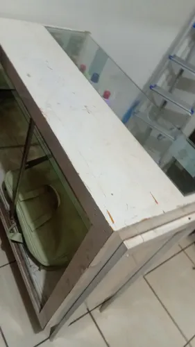 Balcão de vidro de amostragem 