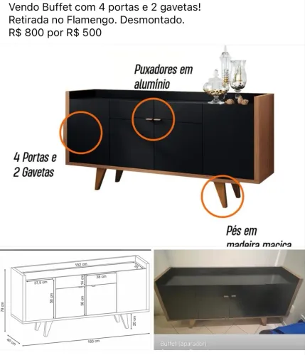 Buffet aparador ótimo estado 