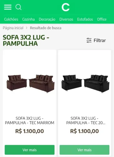 Sofá 2 e 3 Lugares, Linha Premium