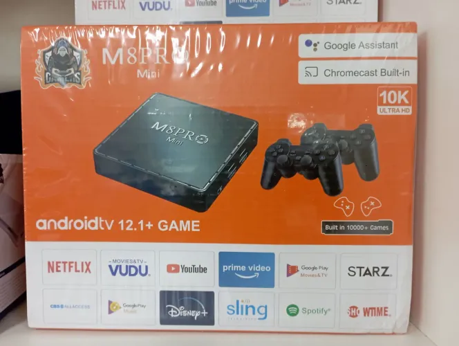 M8PRO Mini Android TV 12.1+ Game + 10K Ultra HD