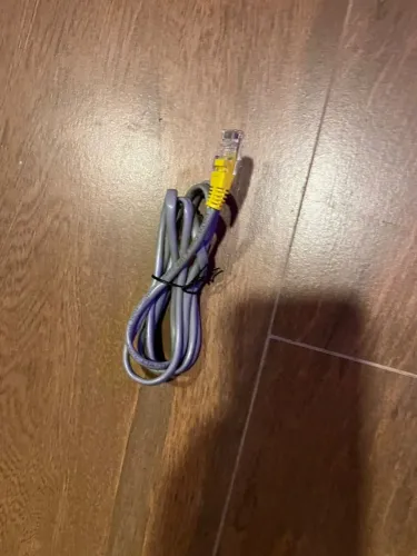 Cabo de rede internet Montado RJ45 CInza 2.5 Metros