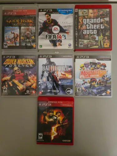 Lote Jogos PS3 - 7 Jogos Originais e Testados