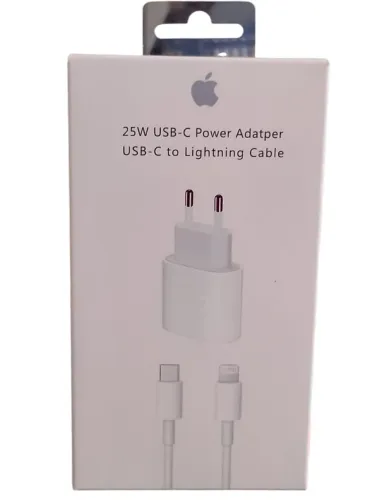 Carregador IPhone 25W USB-C para Lightning para Apple