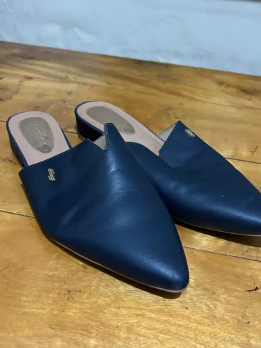 Mocassim mule bico fino Usaflex