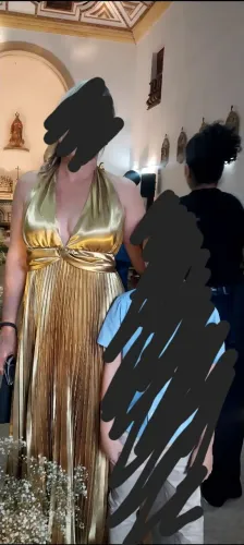 ALUGO Vestido de festa lindo