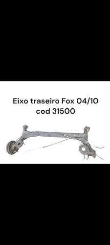 Eixo traseiro Fox 04/10 cod 31500