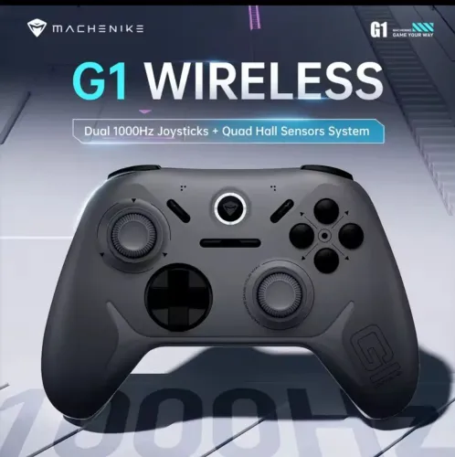 Controle MACHENIKE G1 "Preto" (TriMode, Hall Effect, 1000Hz Pr) 