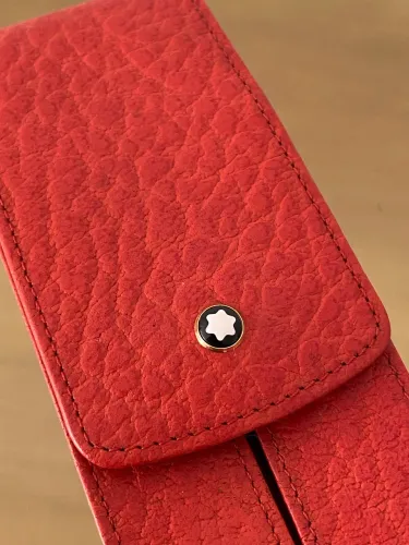 Case para caneta Montblanc original capa em couro
