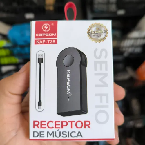 Adaptador bluetooth P2 para som de carro e caixa de som 