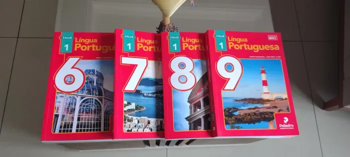 Livro Língua Portuguesa Callis livro 1  Poliedro 6,7,8,9 ano valor por unidade 