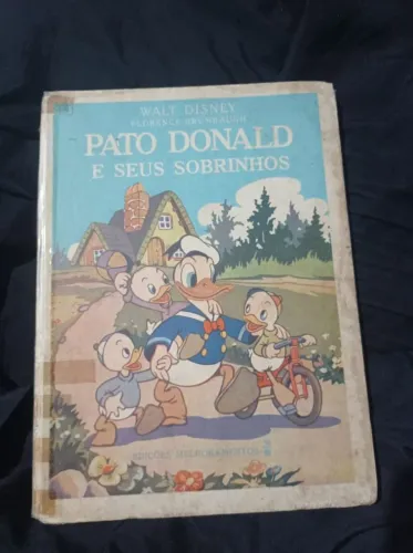 Gibi antigo vintage pato Donald e seus sobrinhos Walt Disney edições melhoramentos anos 40