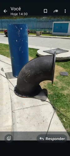 Coifas e tubulação Fibra de vidro 