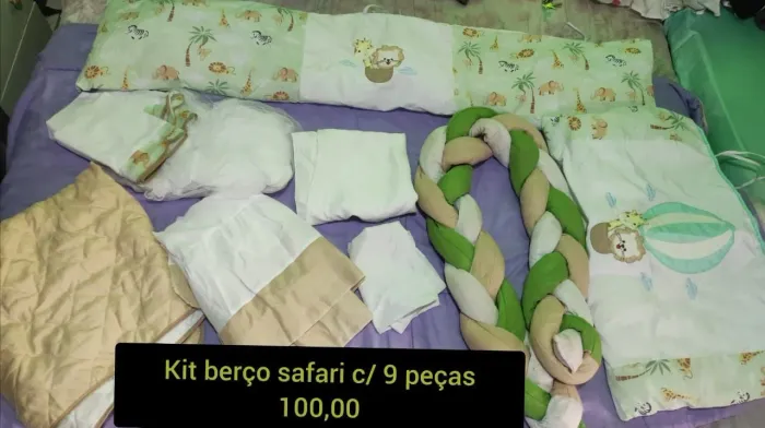 Kit berço safari novo