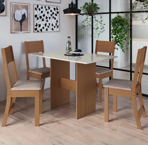 Mesa com 4 cadeiras