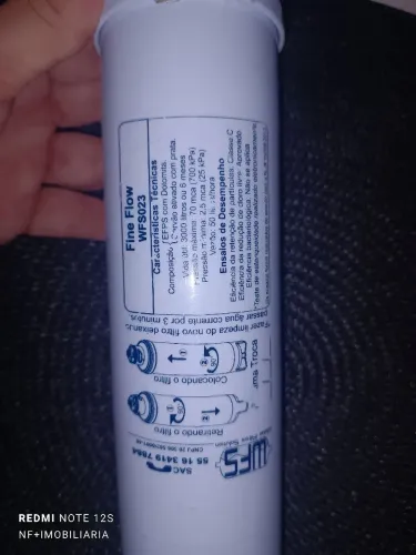Refil purificador de água Electrolux