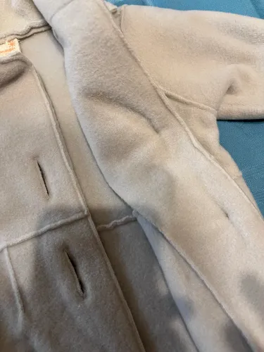 Casaco de inverno Green bebê menina tamanho 1-3m