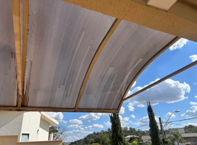 Placas de policarbonato para toldo