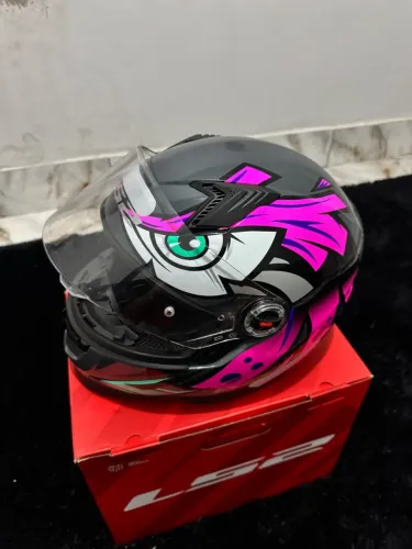 Capacete Ls2 Tribal Rosa