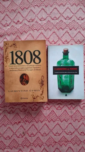 2 livros: 1808. O LABORATÓRIO DOS VENENOS