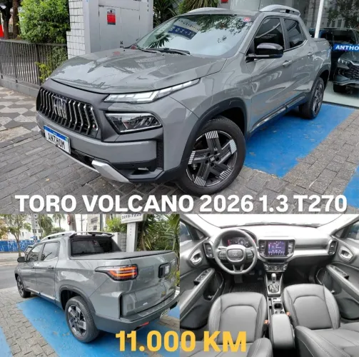 Fiat Toro Volcano 1.3 T270 4X2 Flex AUT 2026