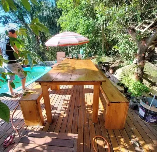 Mesa de churrasco 