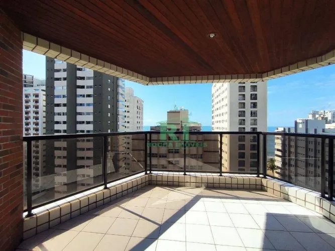 Apartamento Beira Mar, 4 Quartos (2 Suítes), 2 Vagas, Lazer, Praia das Astúrias, Guarujá.