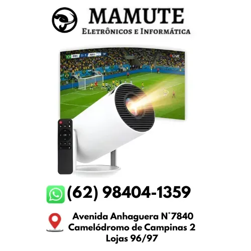 Projetor Inteligente Portátil HY300 Android 11.0 Sem Fio Bluetooth 4K Copa Televisão